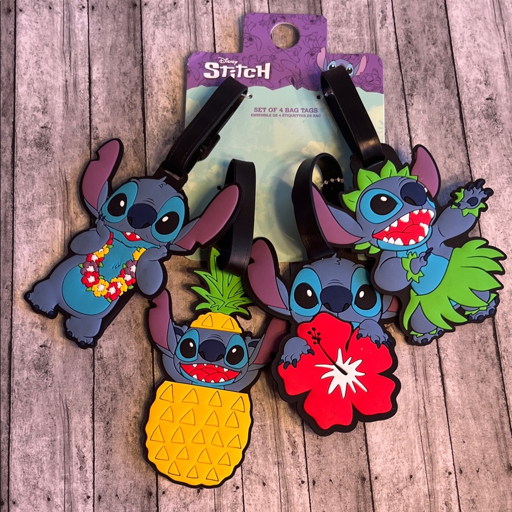 Disney Stitch Bag Tags Set